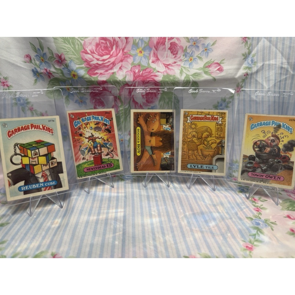 Garbage Paul Kids Vintage‎ Sticker Card Lot-80's Reuben Owen Lyle Ed Roy